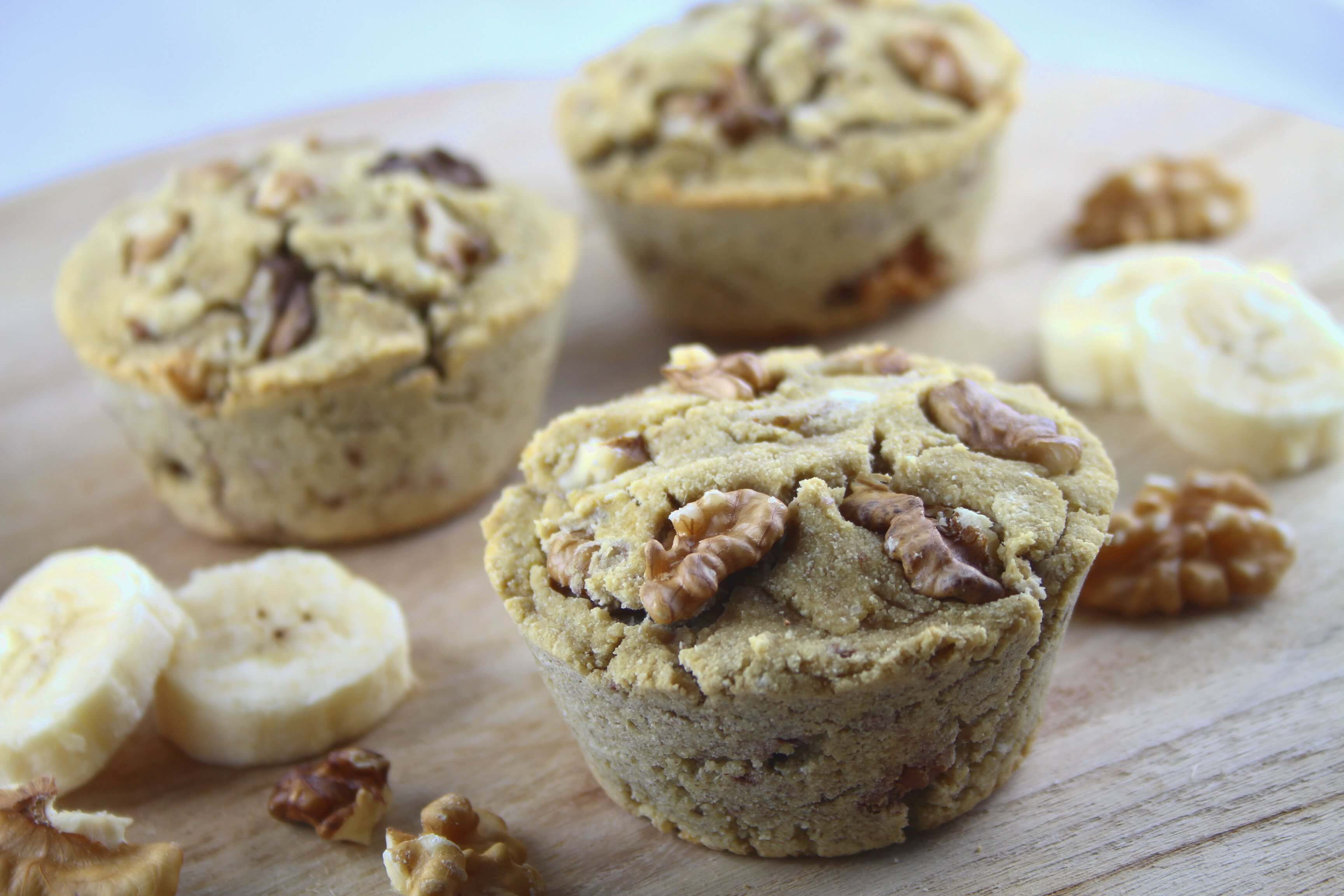 Paleo Bananen Walnuss Muffins • fitnessfood4u